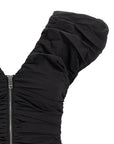 Ganni Ganni Black Ruched Top