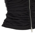 Ganni Ganni Black Ruched Top