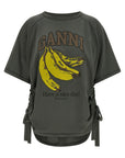 Ganni Ganni Grey Banana T-shirt