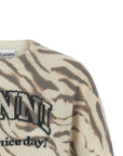 Ganni Ganni Logo Intarsia Sweater