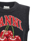 Ganni Ganni Cherry Vest