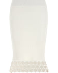 Ganni Ganni Cotton Crochet Skirt