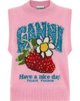 Ganni Ganni Strawberry Vest