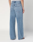 Agolde AGOLDE Wide blue Vana Fold jeans with washed effect