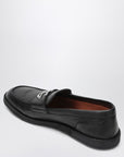 Dolce & Gabbana Dolce & Gabbana Dolce&Gabbana Black leather loafers with DG logo