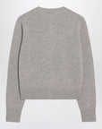 Acne Studios Acne Studios Grey melange yak wool cardigan