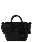 Ganni Ganni Mini Shopper Ruffle Handbag