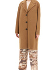 Acne Studios Acne Studios midi wool and alpaca coat