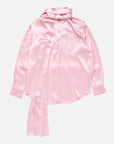 Acne Studios Acne Studios Pink satin shirt with foulard