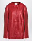 Loulou Studio Loulou Studio Red Atalia leather jacket