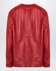 Loulou Studio Loulou Studio Red Atalia leather jacket