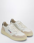Autry AUTRY Medalist trainer in white/black leather and suede