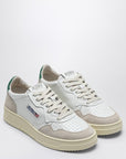 Autry AUTRY Medalist sneakers in white/green leather and suede