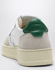 Autry AUTRY Medalist sneakers in white/green leather and suede
