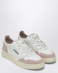 Autry AUTRY Medalist sneakers in white/powder leather and suede