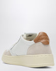 Autry AUTRY Medalist sneakers in white/brown leather and suede