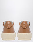 Autry AUTRY White/brown Medalist sneakers