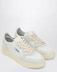 Autry AUTRY Medalist white leather and suede trainer