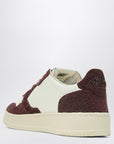 Autry AUTRY Sneaker Medalist Marshmallow/Amarone with glitter