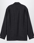 Studio Nicholson STUDIO NICHOLSON Dark grey wool zip shirt