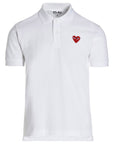 Comme Des Garçons Play Comme Des Garçons Play Logo Patch Polo Shirt