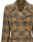Valentino Garavani Valentino Garavani Houndstooth Wool Coat