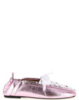 Ganni Ganni Lace-up Ballet Flats