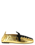 Ganni Ganni Lace-up Ballet Flats