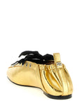 Ganni Ganni Lace-up Ballet Flats