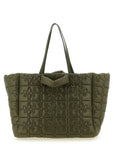 Ganni Ganni Quilted Re-tech Xxl Tote Shopping Bag