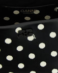 Ganni Ganni Polka-dot Bou Mini Handbag