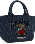 Ganni Ganni Small Bear Shopping Bag