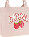 Ganni Ganni Medium Raspberry Shopping Bag