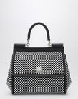 Dolce & Gabbana Dolce & Gabbana Dolce&Gabbana Black Sicily medium handbag with crystals