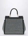 Dolce & Gabbana Dolce & Gabbana Dolce&Gabbana Black Sicily medium handbag with crystals