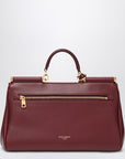 Dolce & Gabbana Dolce & Gabbana Dolce&Gabbana My Sicily handbag in burgundy leather