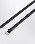 Dolce & Gabbana Dolce & Gabbana Dolce&Gabbana Black woven leather belt