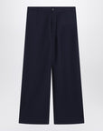 Acne Studios Acne Studios Navy blue satin trousers