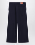 Acne Studios Acne Studios Navy blue satin trousers