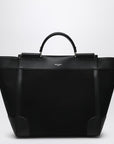 Dolce & Gabbana Dolce & Gabbana Dolce&Gabbana Black fabric and leather tote bag