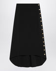 Givenchy Givenchy Black Milan stitch skirt with buttons