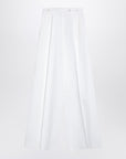 Givenchy Givenchy White pleated cotton trousers