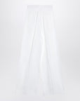Givenchy Givenchy White pleated cotton trousers