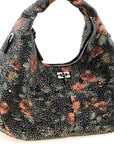 Ganni Ganni Mini Hobo Flowers Handbag
