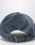 Acne Studios Acne Studios Blue washed-effect baseball cap with logo