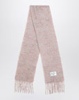 Acne Studios Acne Studios Pink wool scarf with logo