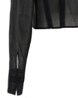 Elisabetta Franchi Elisabetta Franchi Logo Embroidery Maxi Crop Shirt