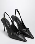 Dolce & Gabbana Dolce & Gabbana Dolce&Gabbana Black leather slingback décolleté