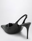 Dolce & Gabbana Dolce & Gabbana Dolce&Gabbana Black leather slingback décolleté