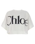 Chloé Chloé Logo Crop T-shirt